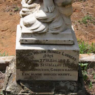 LUBBERS Martinus Willem Reinier 1895-1896