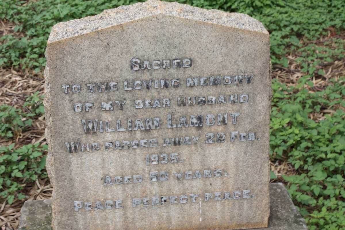 LAMONT William -1935