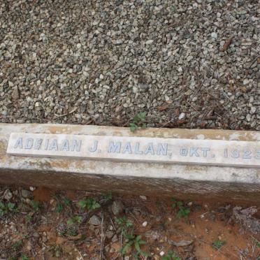 MALAN Adriaan J. -1923