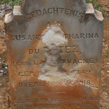 PREEZ Susanna Catharina, du nee LABUSHAGNE 1849-1918
