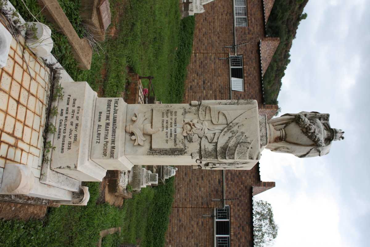 POCHOP Thea Julianna Christine Maria Robertine Martha nee ALLRUTZ 1901-1939