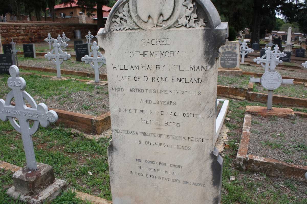 SELLMAN William Harry -1883