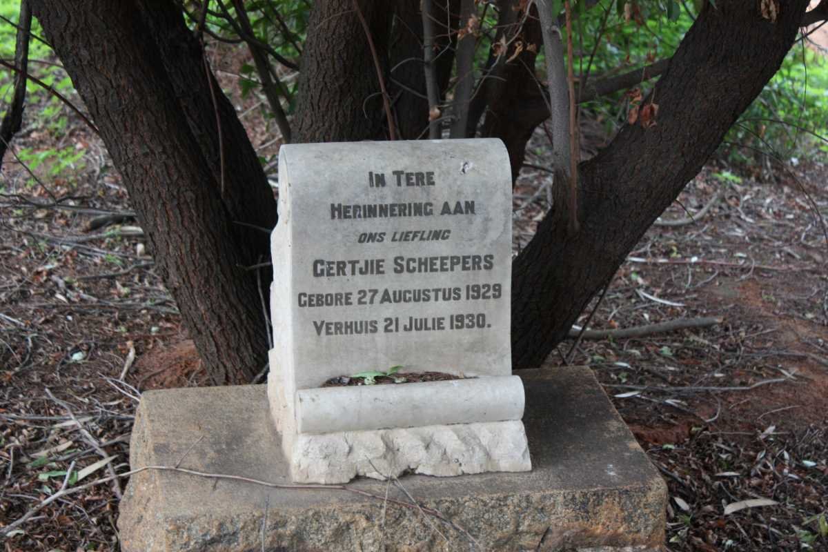 SCHEEPERS Gertjie 1929-1930