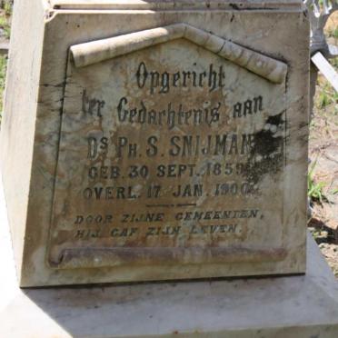 SNIJMAN Phillip S. 1859-1900