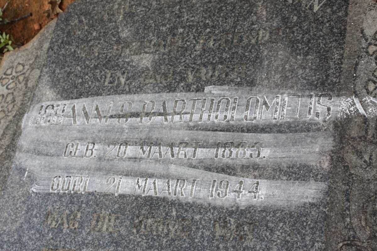 SCHRAADER Johannes Bartholomeus 1885-1944