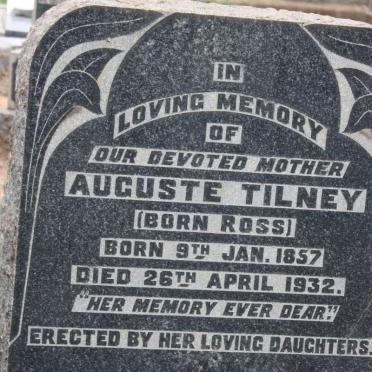 TILNEY Auguste nee ROSS 1857-1932