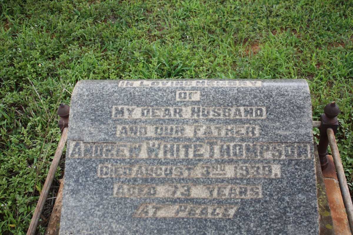 THOMPSON Andrew White -1939