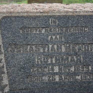 TABBY Sebastian Hendrik Rothman 1899-1938