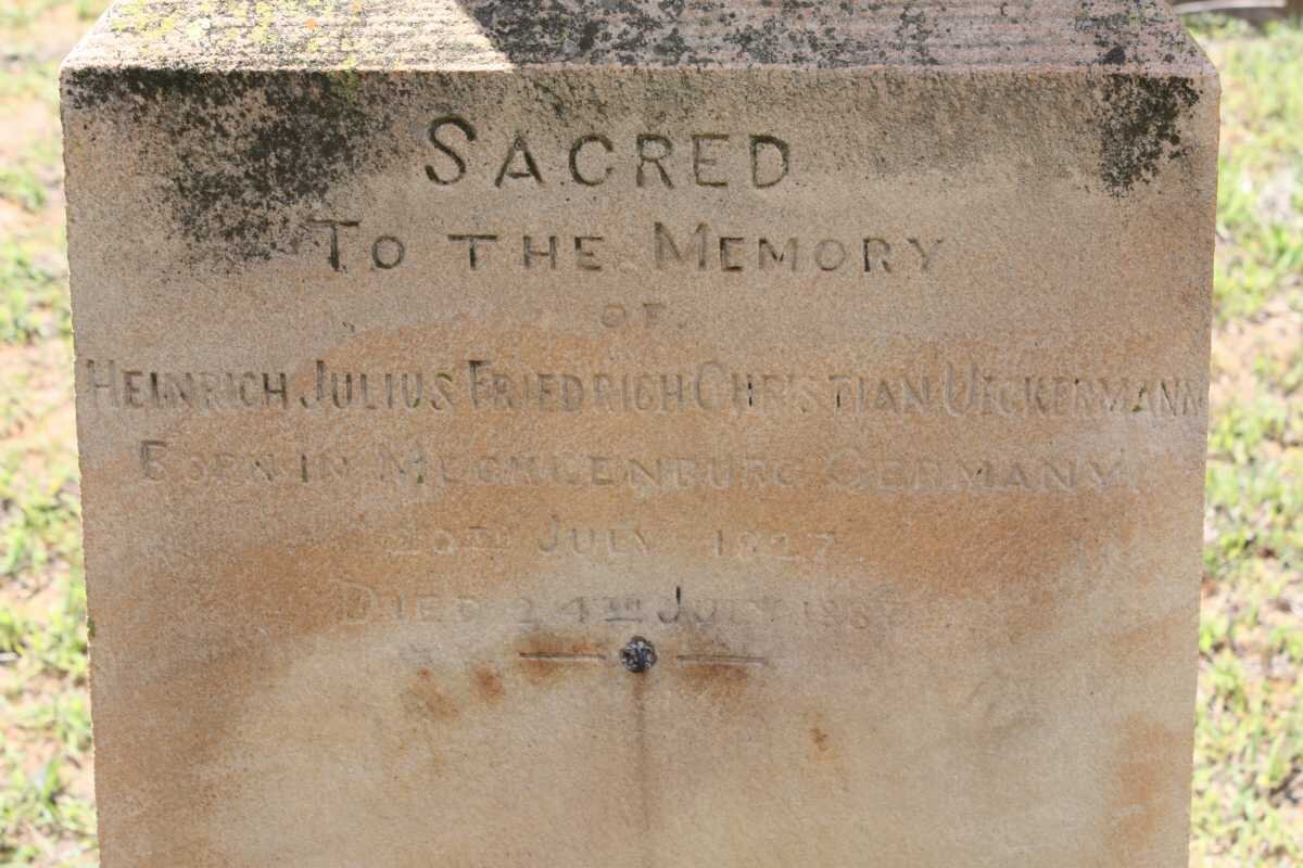 UECKERMANN Heinrich Julius Friedrich Christiaan 1827-188?