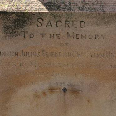 UECKERMANN Heinrich Julius Friedrich Christiaan 1827-188?