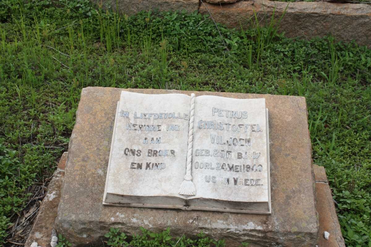 VILJOEN Petrus Christoffel 1917-1940