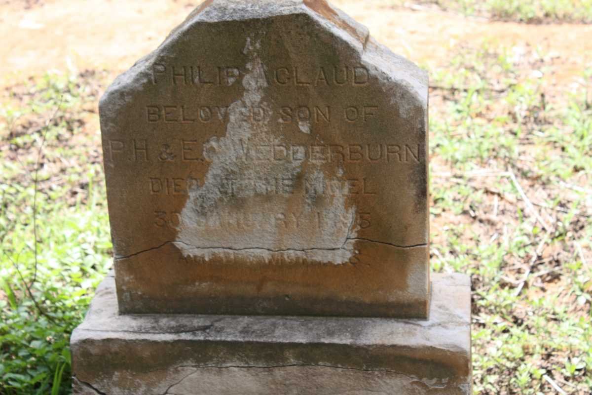 WEDDERBURN Philip Claud -1895