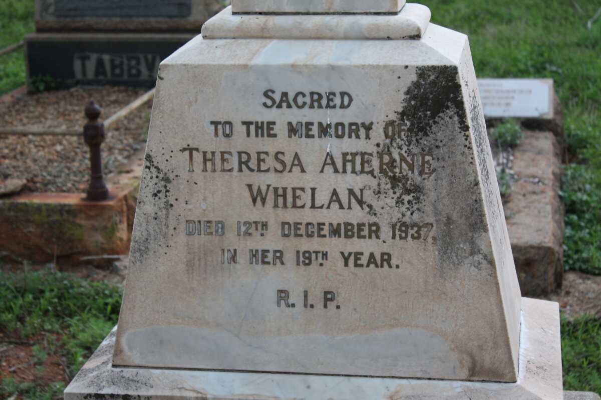 WHELAN Theresa Aherne -1937