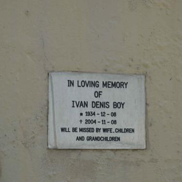 BOY Ivan Denis 1934-2004