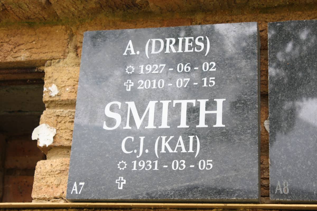 SMITH A. 1927-2010 &amp; C.J. 1931-