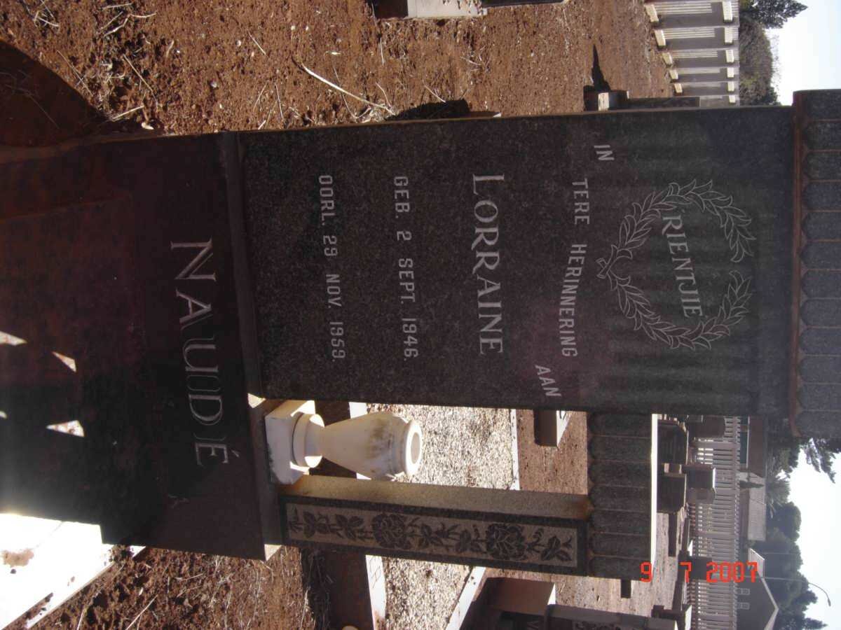 NAUDE Lorraine 1946-1959