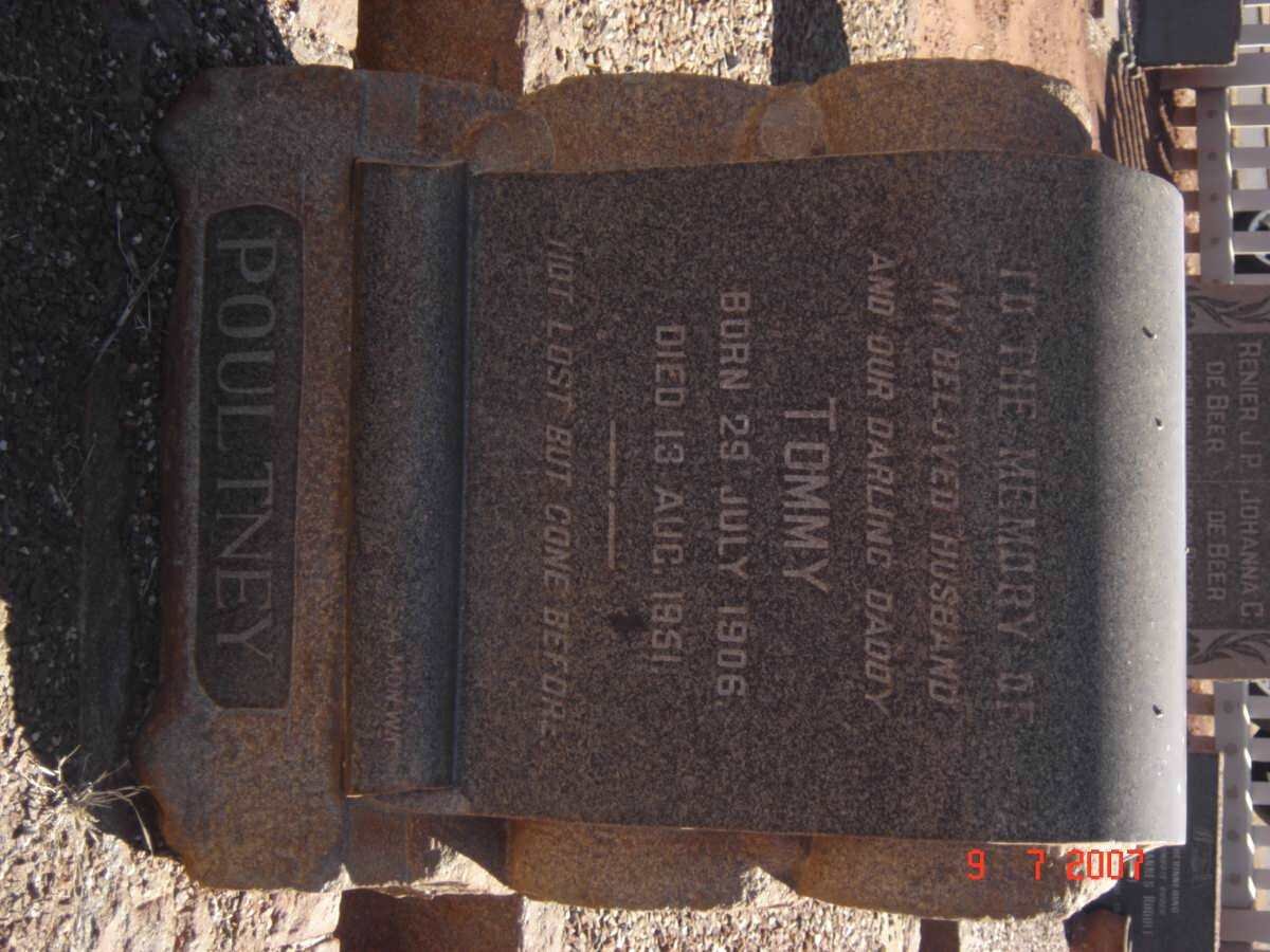 POULTNEY Tommy 1906-1951