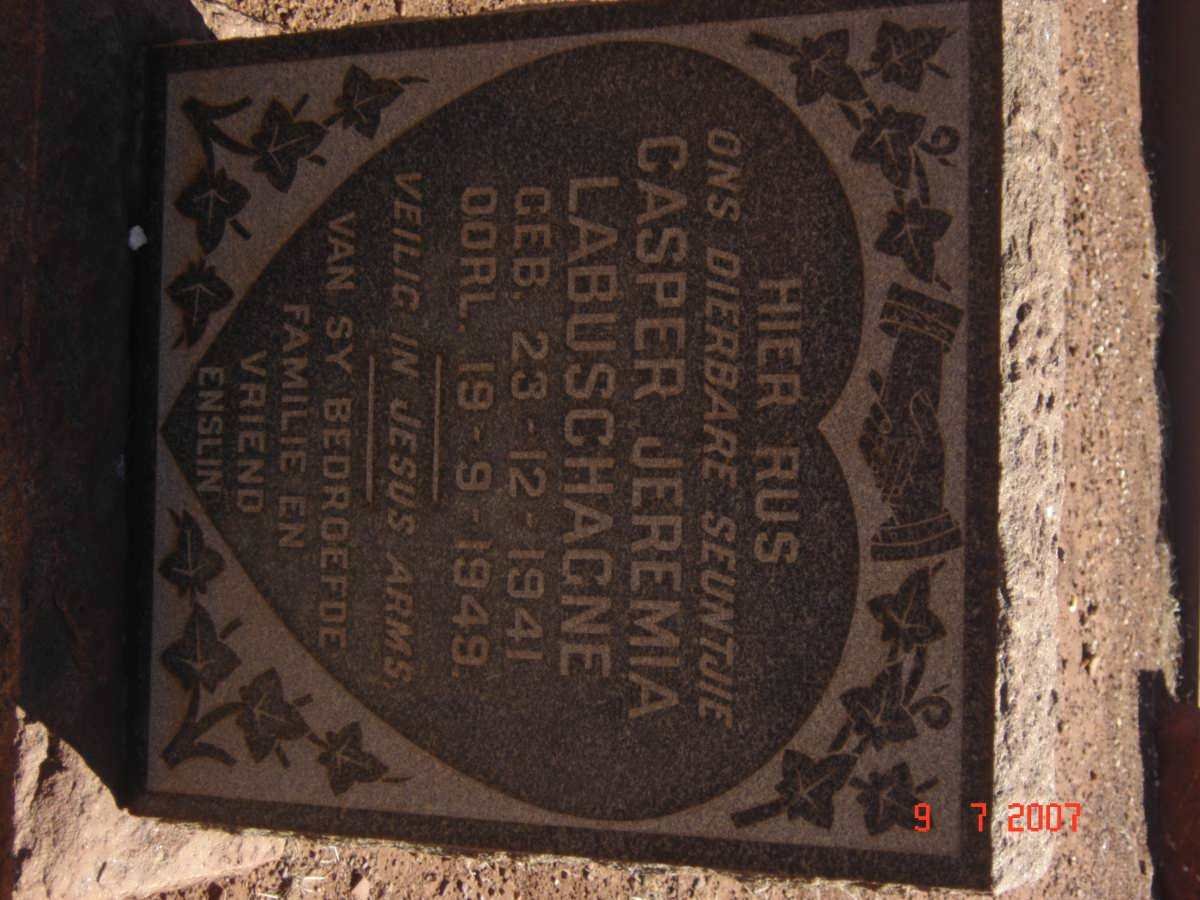 LABUSCHAGNE Casper Jeremia 1941-1949