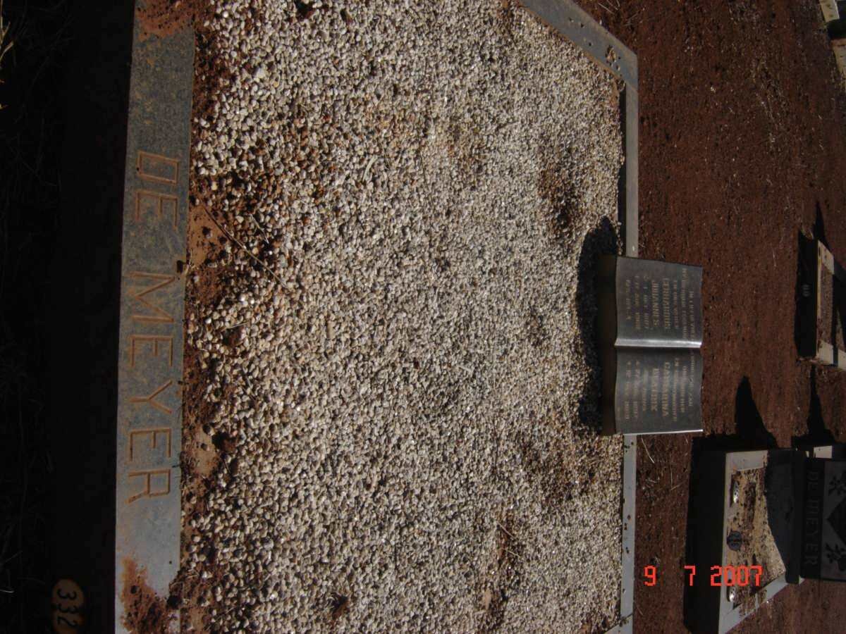 MEYER Gerhardus Johannes, de 1887-1968 &amp;  Catharina Beatrix PRUIS 1897-1969