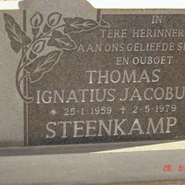 STEENKAMP Thomas Ignatius Jacobus 1959-1979