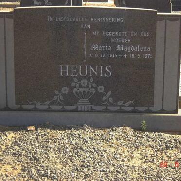 HEUNIS Maria Magdalena 1915-1975
