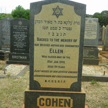 COHEN Ellen -1946