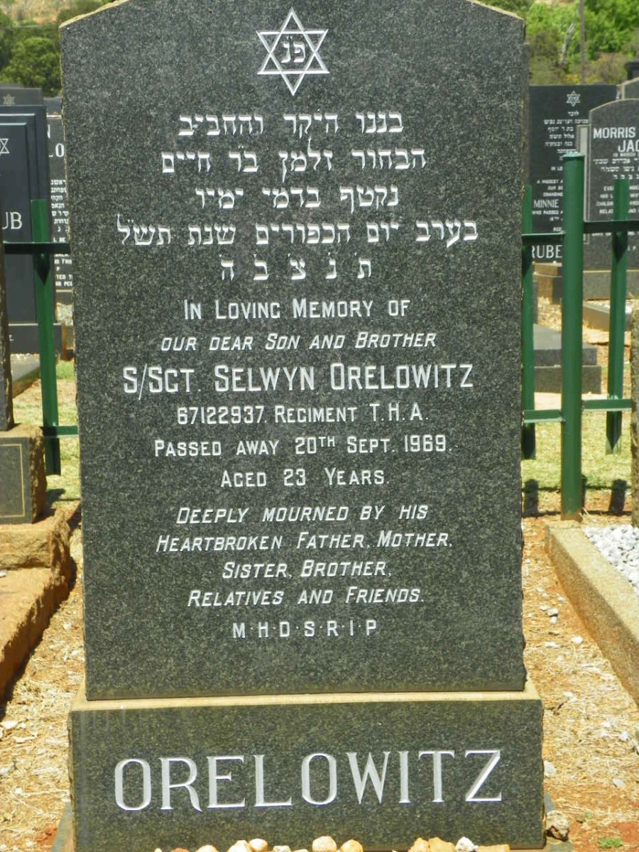 ORELOWITZ Selwyn -1969