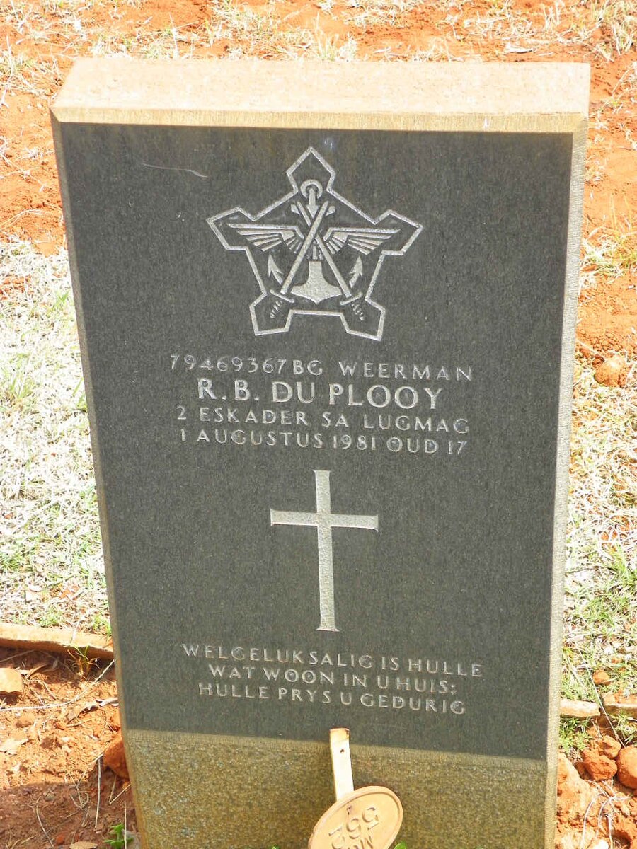 PLOOY R.B., du -1981