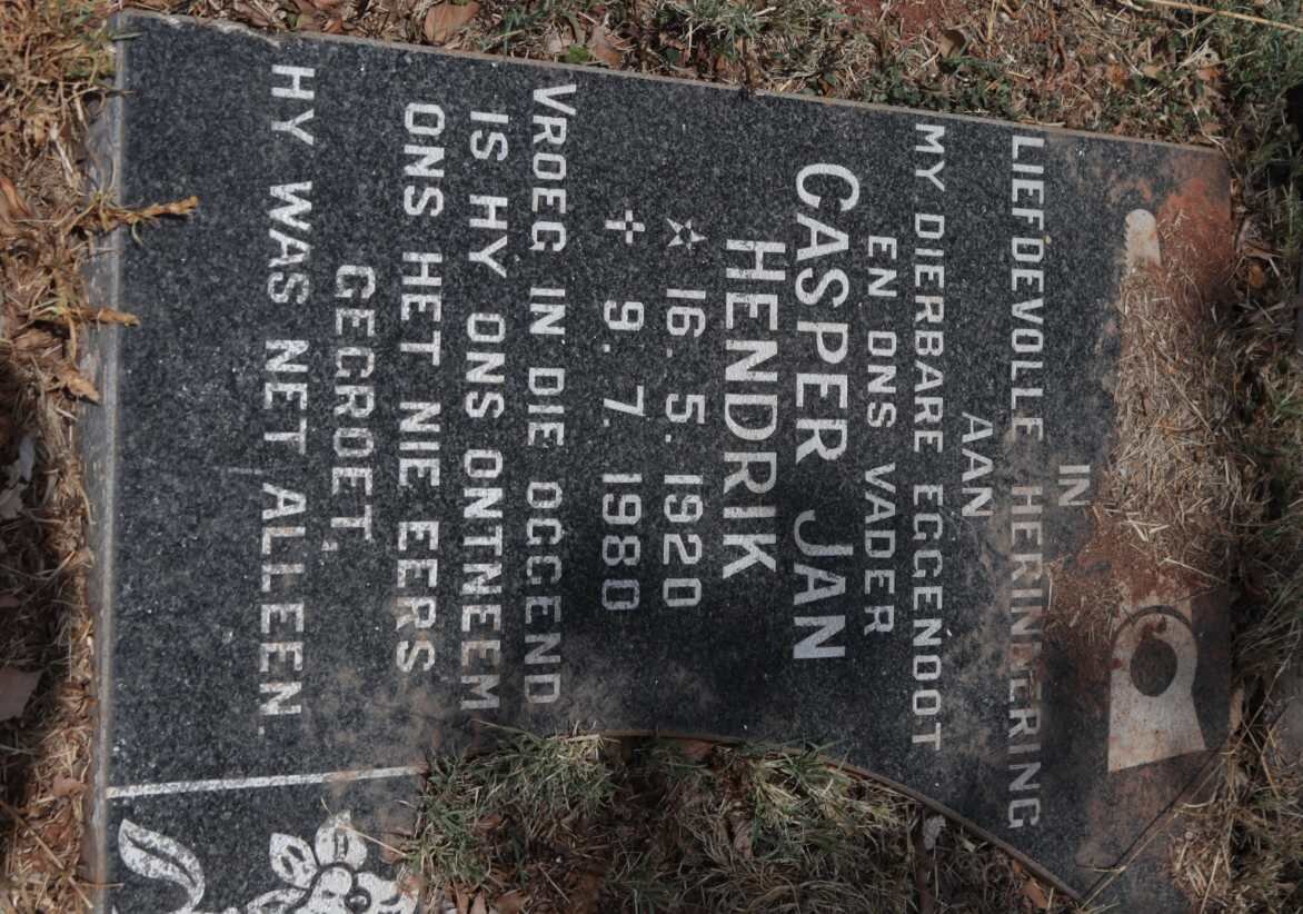 ? Casper Jan Hendrik 1920-1980