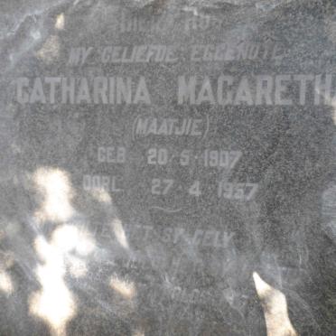 ? Catharina Magaretha 1907-1957