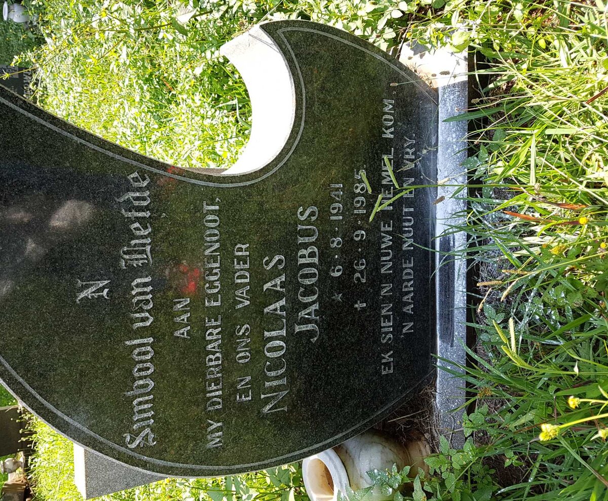 ? Nicolaas Jacobus 1941-1985