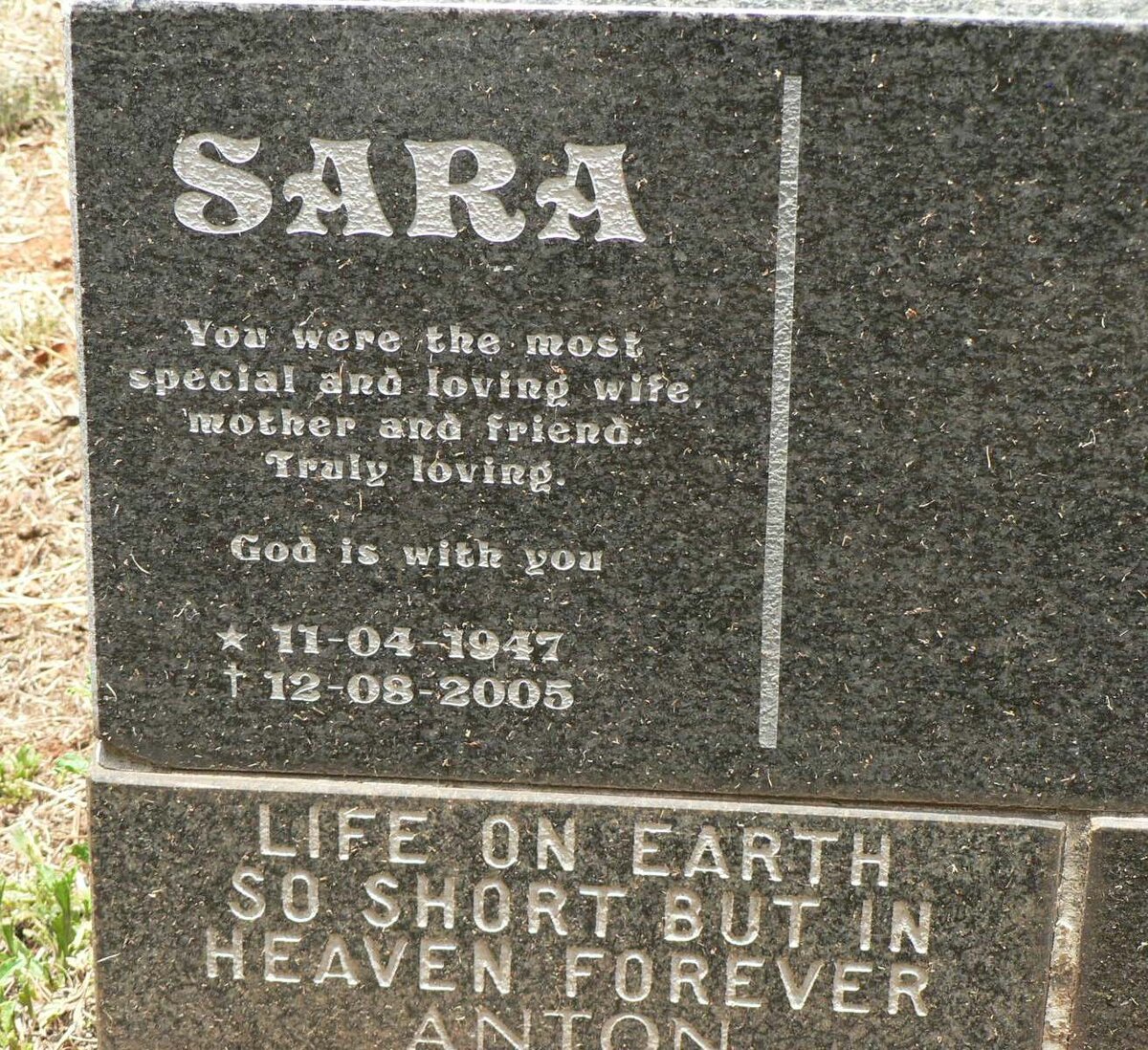 ? Sara 1947-2005