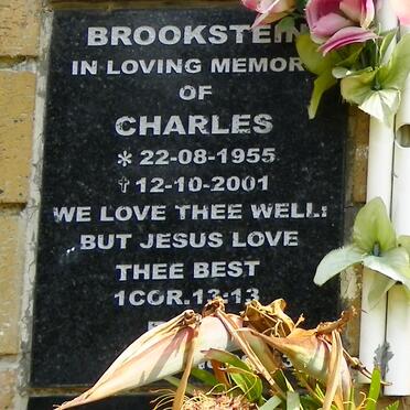 BROOKSTEIN Charles 1955-2001