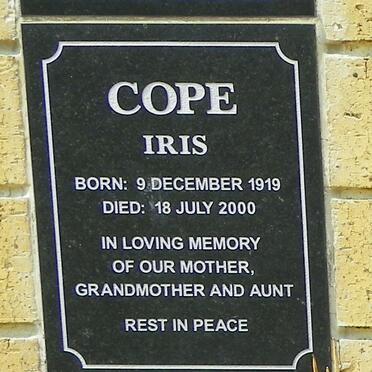 COPE Iris 1919-2000