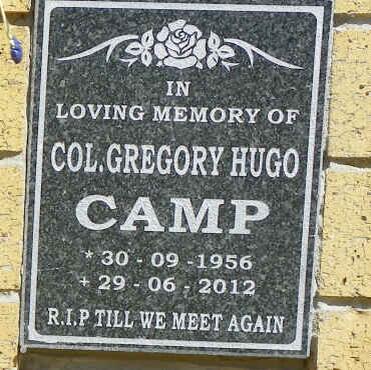 CAMP Gregory Hugo 1956-2012