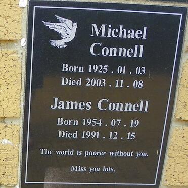 CONNELL Michael 1925-2003 :: CONNELL James 1954-1991