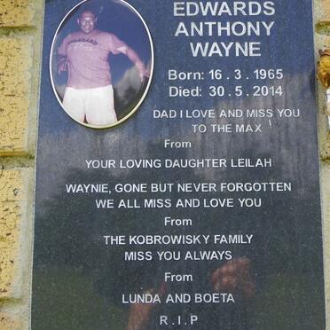 EDWARDS Anthony Wayne 1965-2014