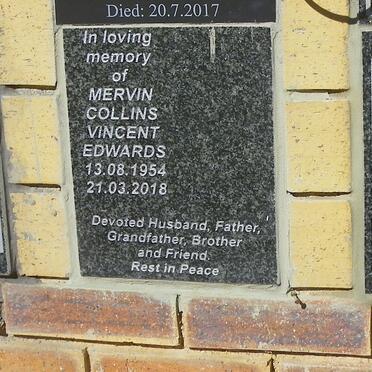 EDWARDS Mervin Collins Vincent 1954-2018