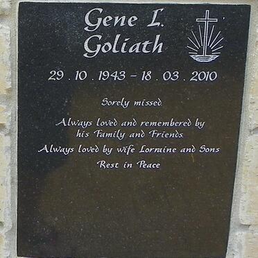 GOLIATH Gene L. 1943-2010