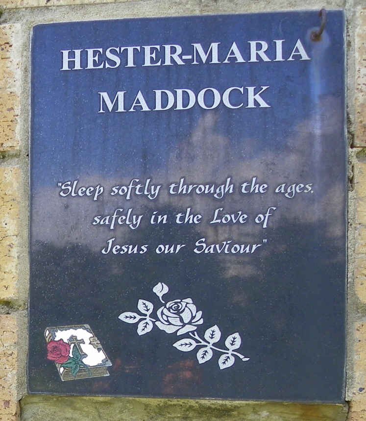 MADDOCK Hester-Maria