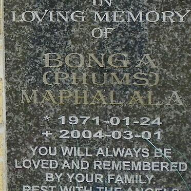 MAPHALALA Bonga 1971-2004