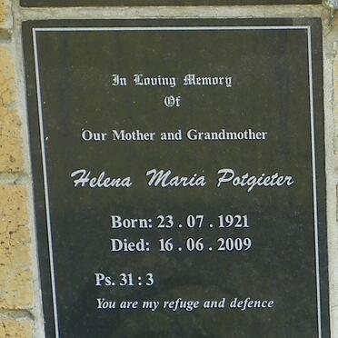 POTGIETER Helena Maria 1921-2009