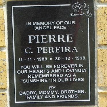 PEREIRA Pierre C. 1988-1998