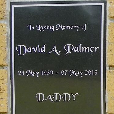 PALMER David A. 1939-2013