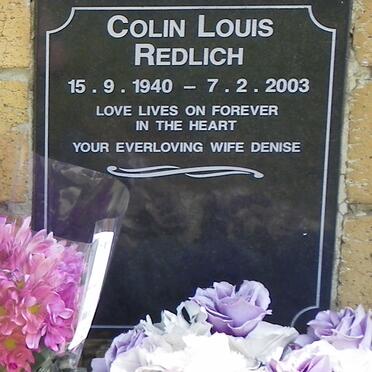 REDLICH Colin Louis 1940-2003