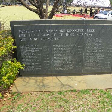 02. Overview Memorial wall / Oorsig gedenkmuur 1939-1945