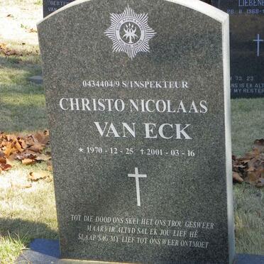 ECK Christo Nicolaas, van 1970-2001