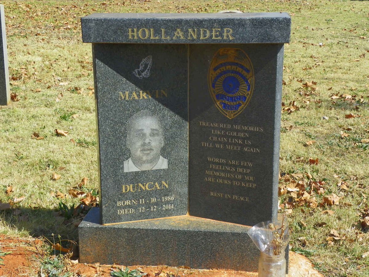 HOLLANDER Marvin Duncan 1986-2014