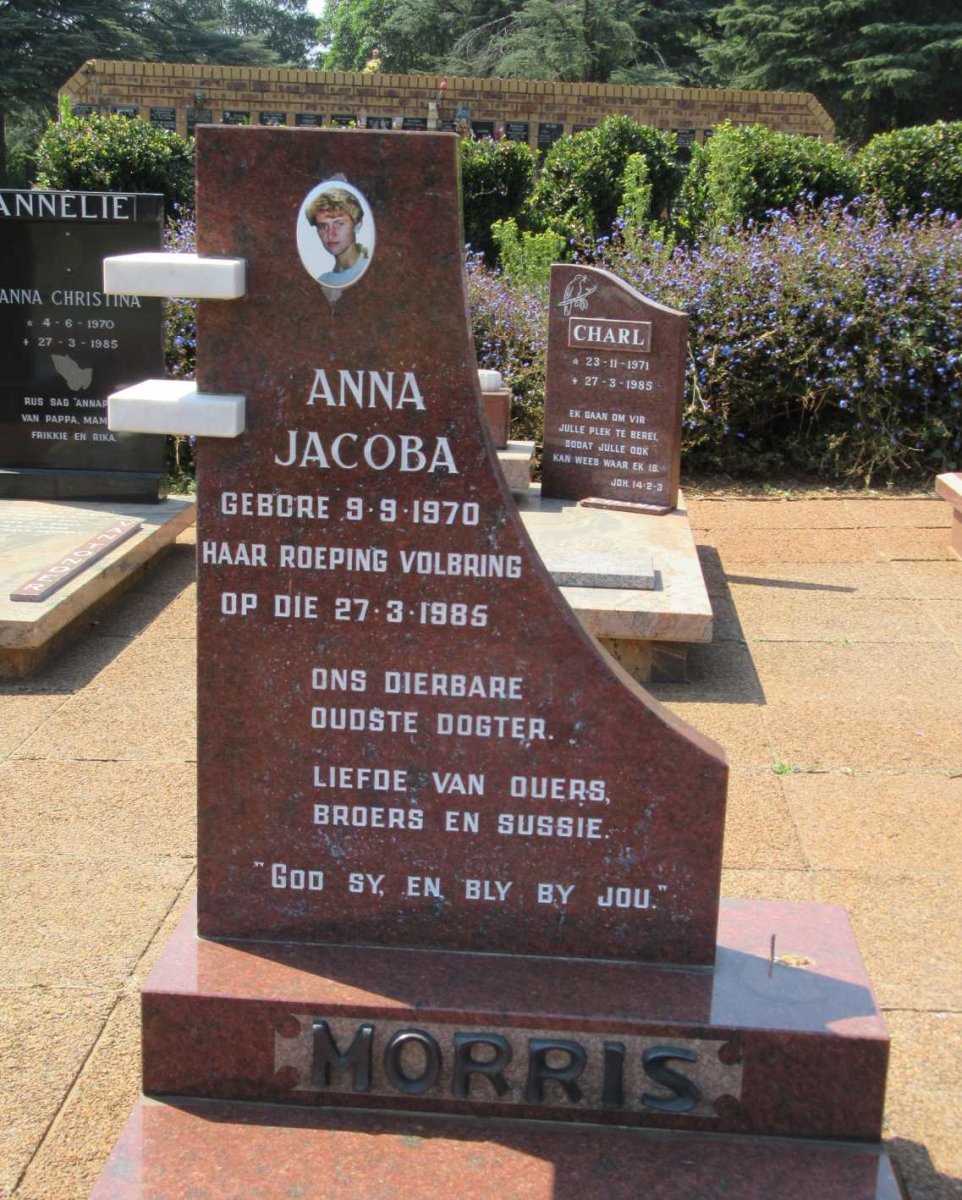 MORRIS Anna Jacoba 1970-1985