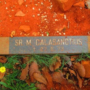 CALASANCTIUS M. -1973